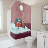 Noorwegen Douchegordijn (In situ)