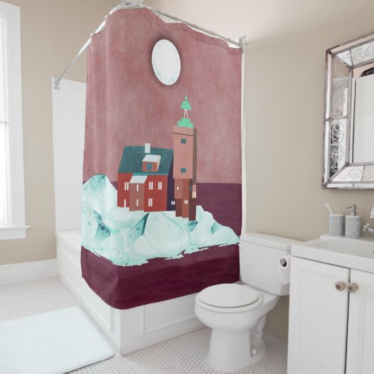 Noorwegen Douchegordijn (In situ)