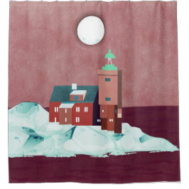 Noorwegen Douchegordijn