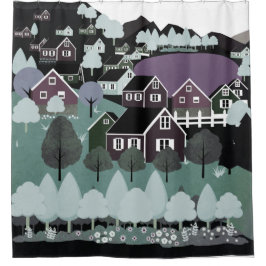 Noorwegen Douchegordijn