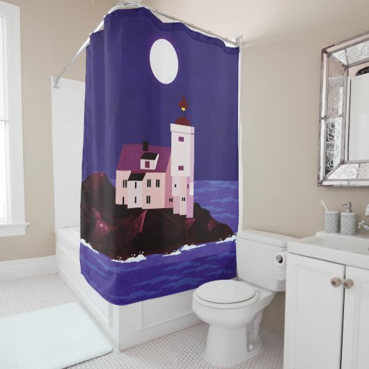 Noorwegen Douchegordijn (In situ)