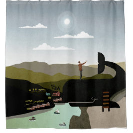 Noorwegen Douchegordijn