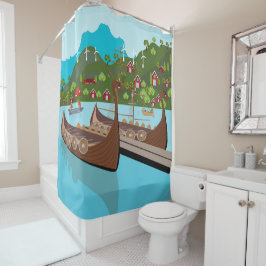 Noorwegen Douchegordijn