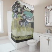 Noorwegen Douchegordijn (In situ)