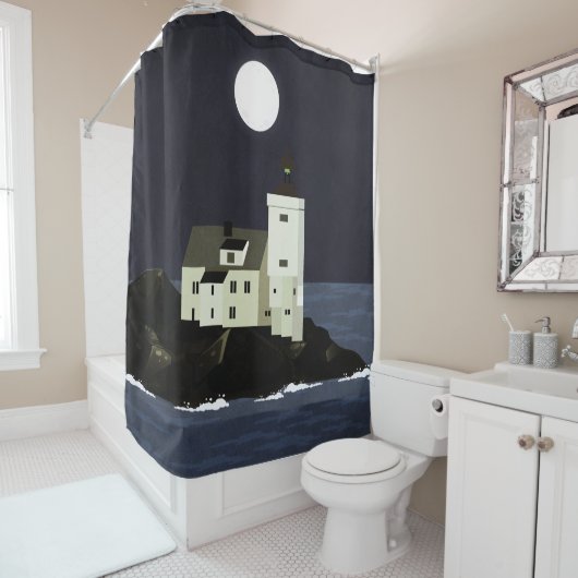 Noorwegen Douchegordijn (In situ)