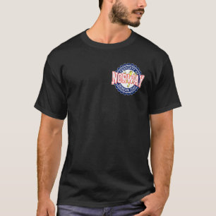 Noorwegen Drink het Noorse Norge-erfgoed T-shirt