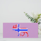 Noorwegen Duitsland Uitnodiging (Staand voorkant)