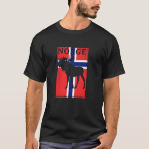 Noorwegen Elk Fjord Norway Holiday Scandinavia Osl T-shirt