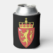 noorwegen embleem blikjeskoeler (Blikje Voorkant)