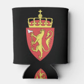 noorwegen embleem blikjeskoeler (Achterkant)