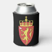 noorwegen embleem blikjeskoeler (Blikje Achterkant)