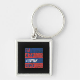 Noorwegen - Eten Slapen Noorwegen Herhalen  Sleutelhanger