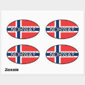 Noorwegen Euro Sticker (Vel)