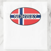 Noorwegen Euro Sticker (Tas)