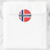 Noorwegen Euro Sticker (Tas)