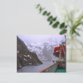 Noorwegen, Fijord van de post-steamer Briefkaart (Staand voorkant)