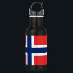 Noorwegen Flag Liberty Fles<br><div class="desc">Introductie van de Liberty waterfles met de vlag van Noorwegen! Blijf gehydrateerd met trots met behulp van onze Liberty waterfles versierd met de kenmerkende vlag van Noorwegen. Het flessenontwerp toont trots een rood veld met een blauw kruis in wit, dat het Scandinavische kruisontwerp vertegenwoordigt dat diepe historische en culturele betekenis...</div>