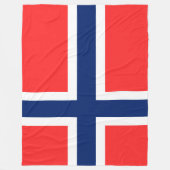 Noorwegen Fleece Deken (Voorkant)