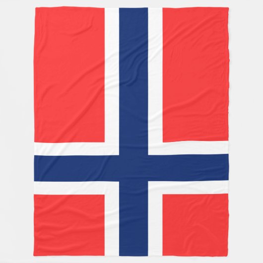 Noorwegen Fleece Deken (Voorkant)