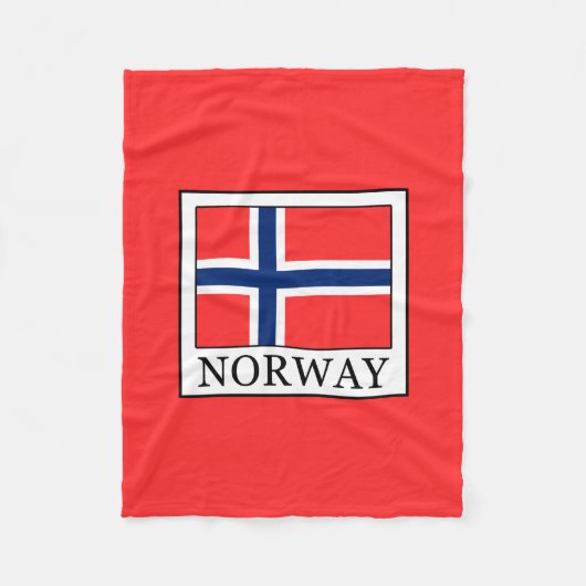Noorwegen Fleece Deken (Voorkant)