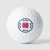 Noorwegen Golfballen (Voorkant)