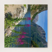 Noorwegen Gudvangen Dorpsscène Jigsaw Puzzel (Horizontaal)