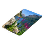 Noorwegen Gudvangen Village Flexibele fotomagneet Magneet (Linkerzijde)