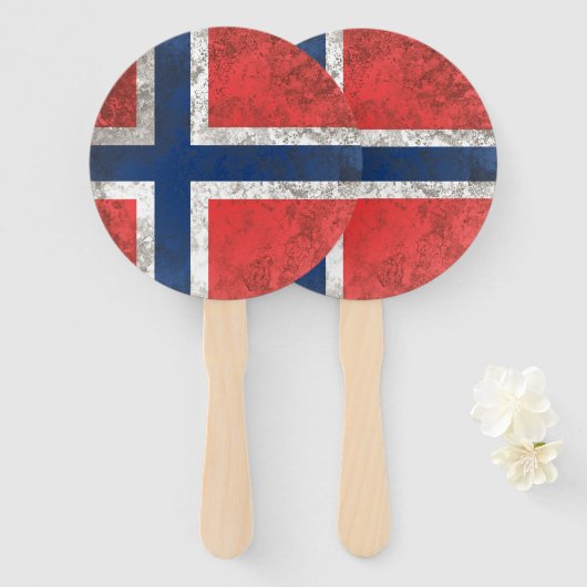 Noorwegen Handwaaier (Voorkant en achterkant)