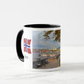 Noorwegen, haven van Oslo; haven Mok (Voorkant links)