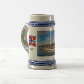 Noorwegen, haven van Oslo; jachthaven Bierpul (Voorkant links)