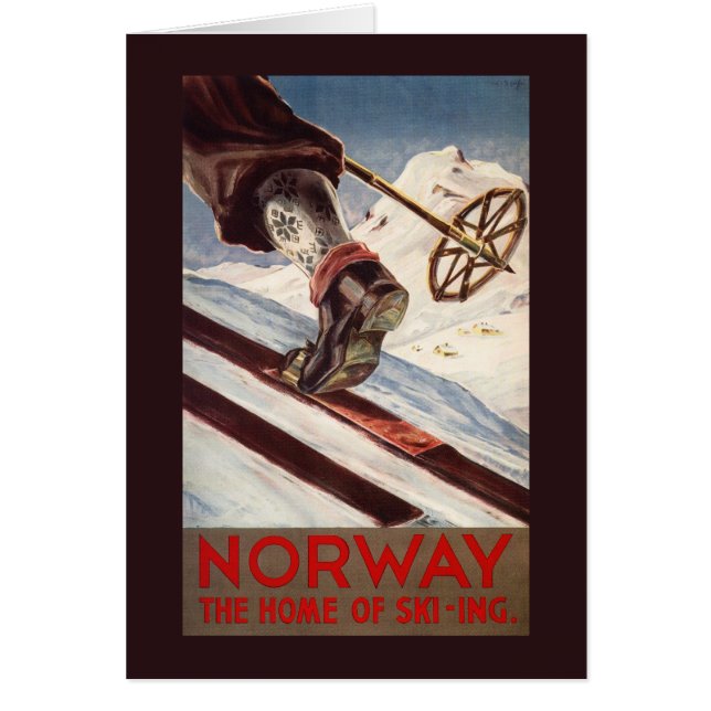 Noorwegen - Het startpunt van de Skiing (Voorkant)