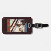 Noorwegen - Het startpunt van de Skiing Bagagelabel (Voorkant horizontaal)