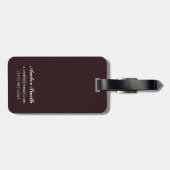 Noorwegen - Het startpunt van de Skiing Bagagelabel (Achterkant horizontaal)