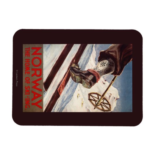 Noorwegen - Het startpunt van de Skiing Magneet (Horizontaal)