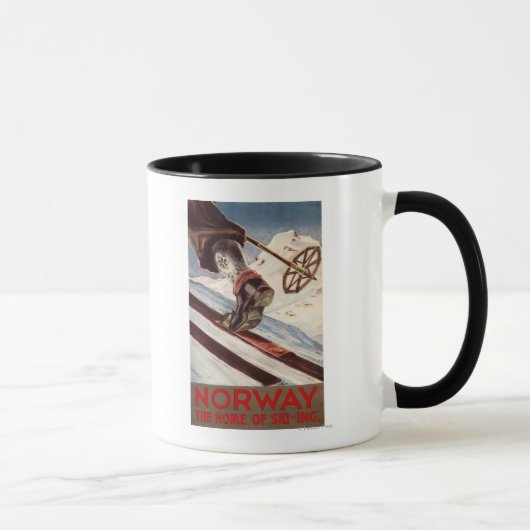 Noorwegen - Het startpunt van de Skiing Mok (Rechts)