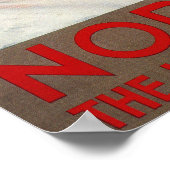 Noorwegen - Het startpunt van de Skiing Poster (Hoek)