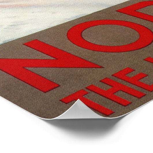 Noorwegen - Het startpunt van de Skiing Poster (Hoek)