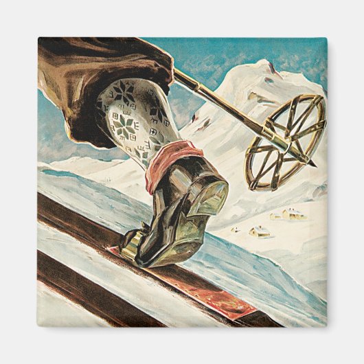 Noorwegen ~ Het startpunt van Skiing Magneet (Voorkant)