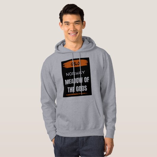 Noorwegen Hoodie (Voorkant volledig)