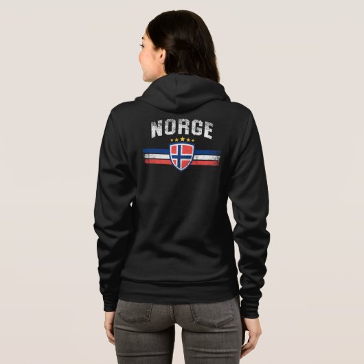 Noorwegen Hoodie (Achterkant volledig)