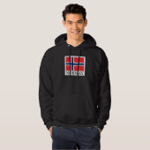 Noorwegen Hoodie (Voorkant volledig)
