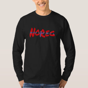 Noorwegen I Noorwegen Noreg I Noorwegen Vlag Noord T-shirt