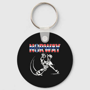 Noorwegen IJshockeyliefhebbers Jersey - Noorse Hoc Sleutelhanger