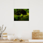 Noorwegen in het hout poster (Keuken)