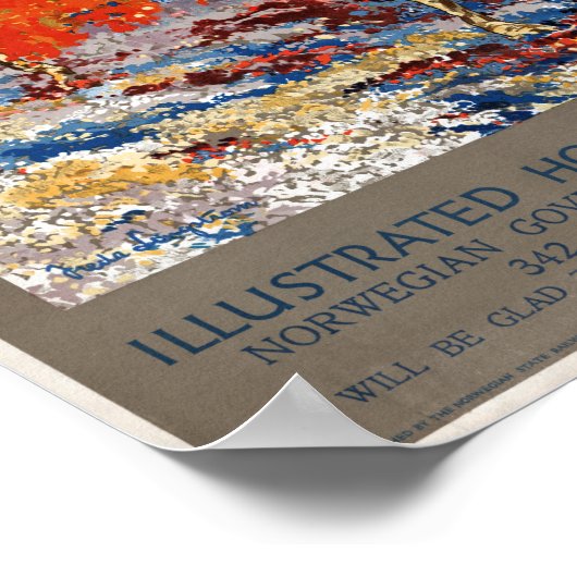 Noorwegen in september jl. poster (Hoek)