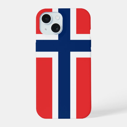 Noorwegen iPhone 15 Case (Achterkant)