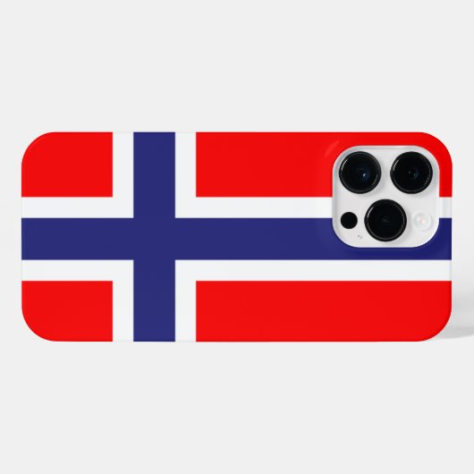 Noorwegen iPhone Hoesje (Achterkant horizontaal)