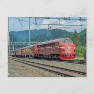 Noorwegen. Jubileumstog 16.08.2014 te Støren st. Briefkaart
