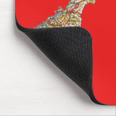 Noorwegen Kaart Mousepad Muismat (Hoek)