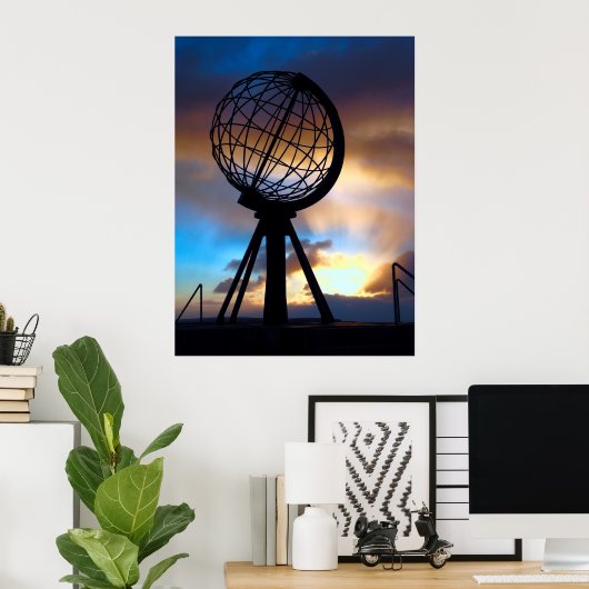 NOORWEGEN KAPITAAL POSTER (Thuiskantoor)